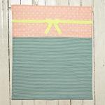 【SALE 30%OFF】 GIGOME cotton blanket ”Green stripe”