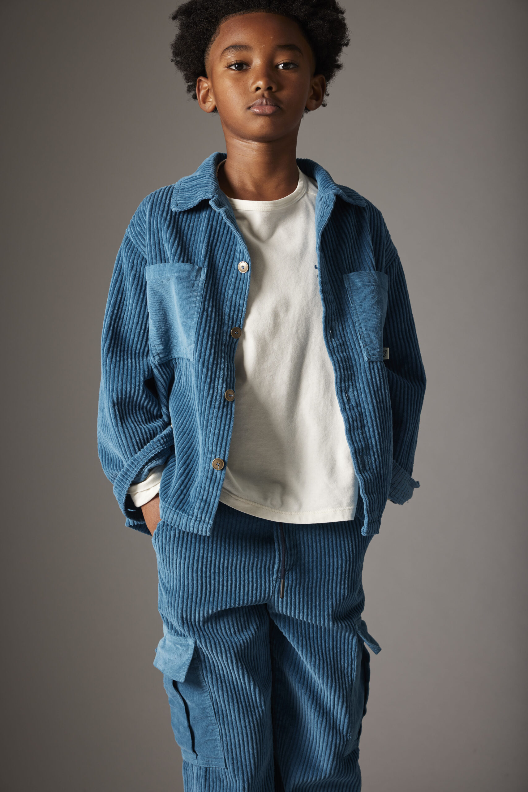 COZMO(コズモ) SALEM wide corduroy shirts