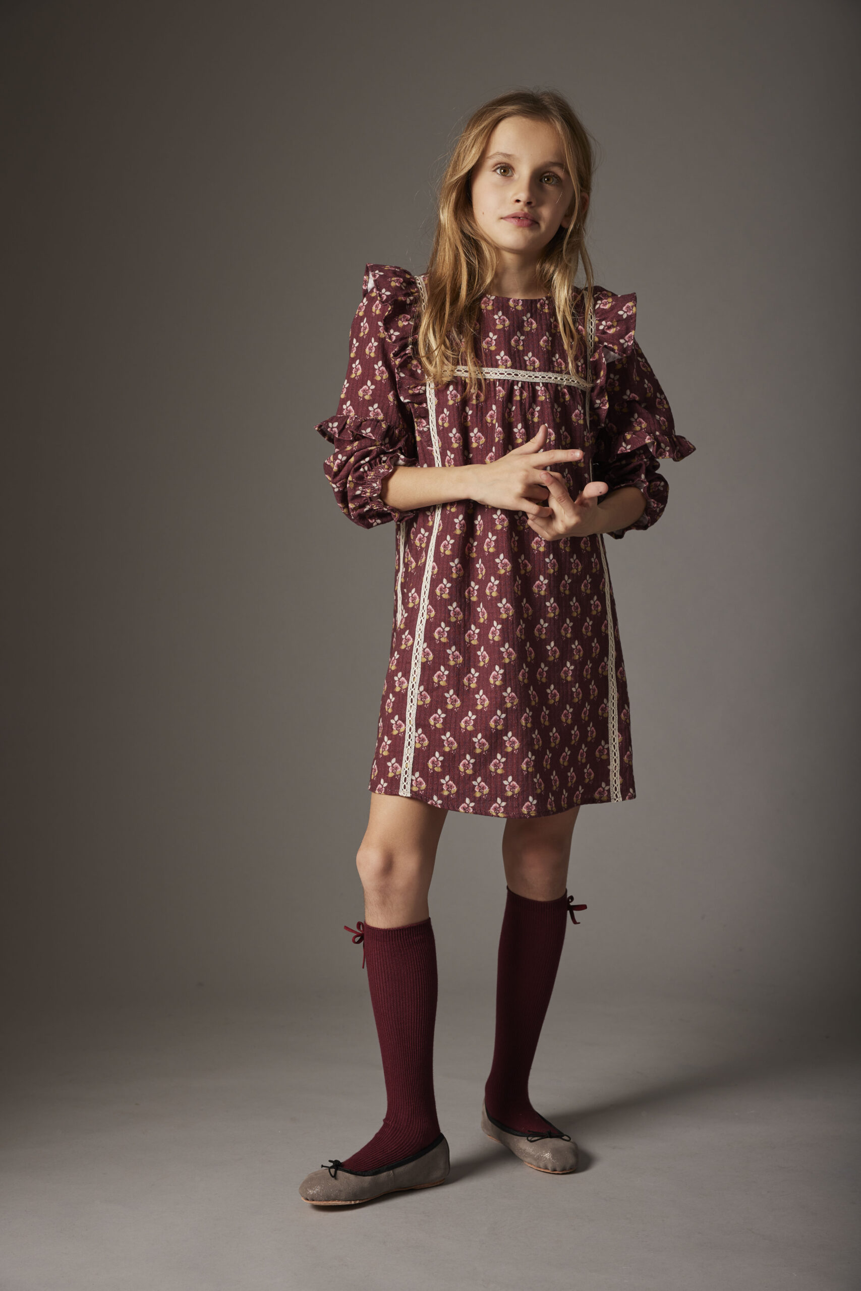 COZMO(コズモ) GENOVA bloom textured dress