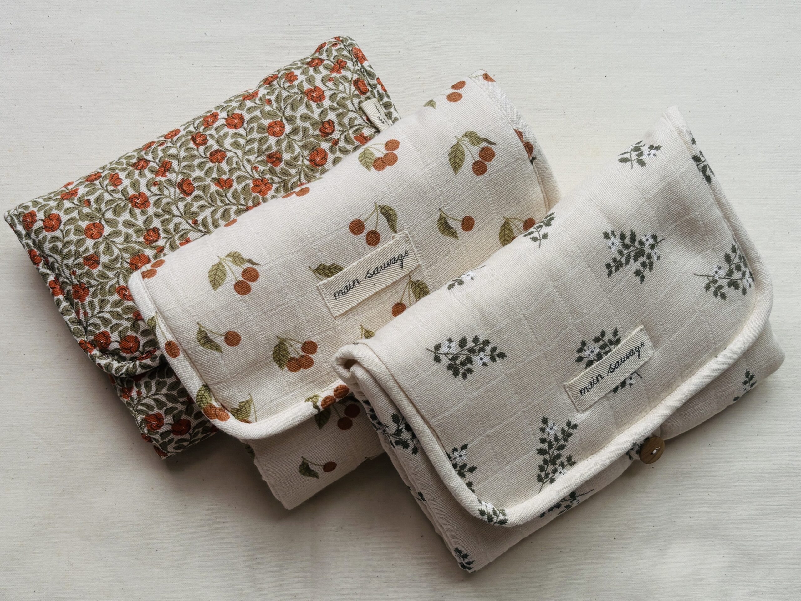 main sauvage(マン ソヴァージュ) Baby Changing Mat