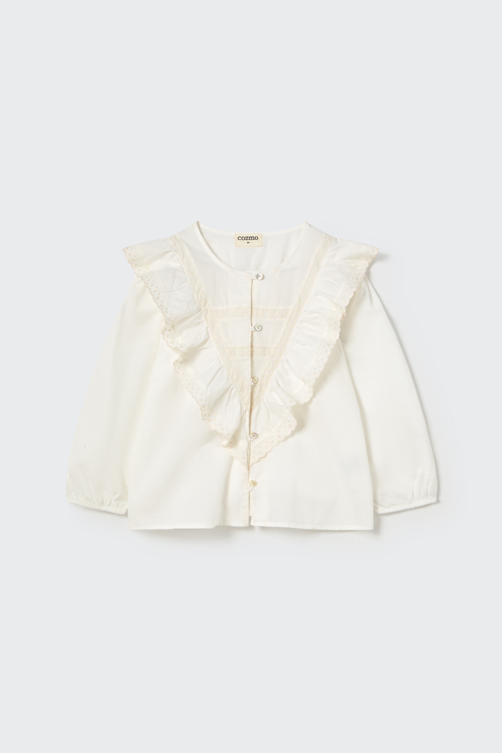 COZMO(コズモ)<br> KERALA cotton voile blouse - 画像 (2)