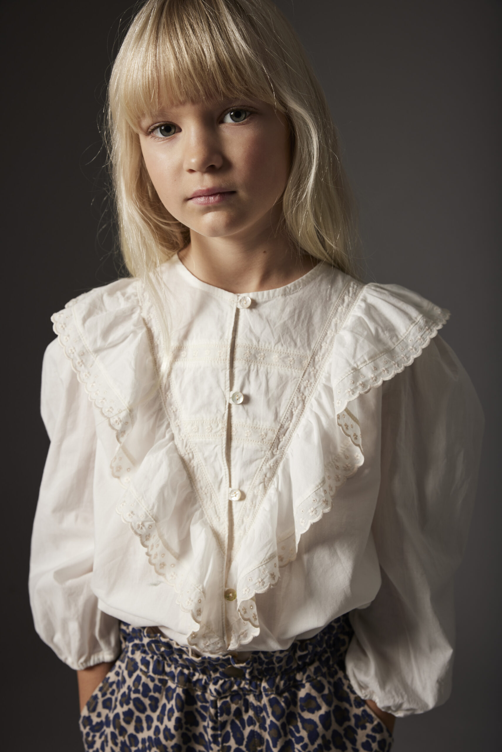 COZMO(コズモ) KERALA cotton voile blouse