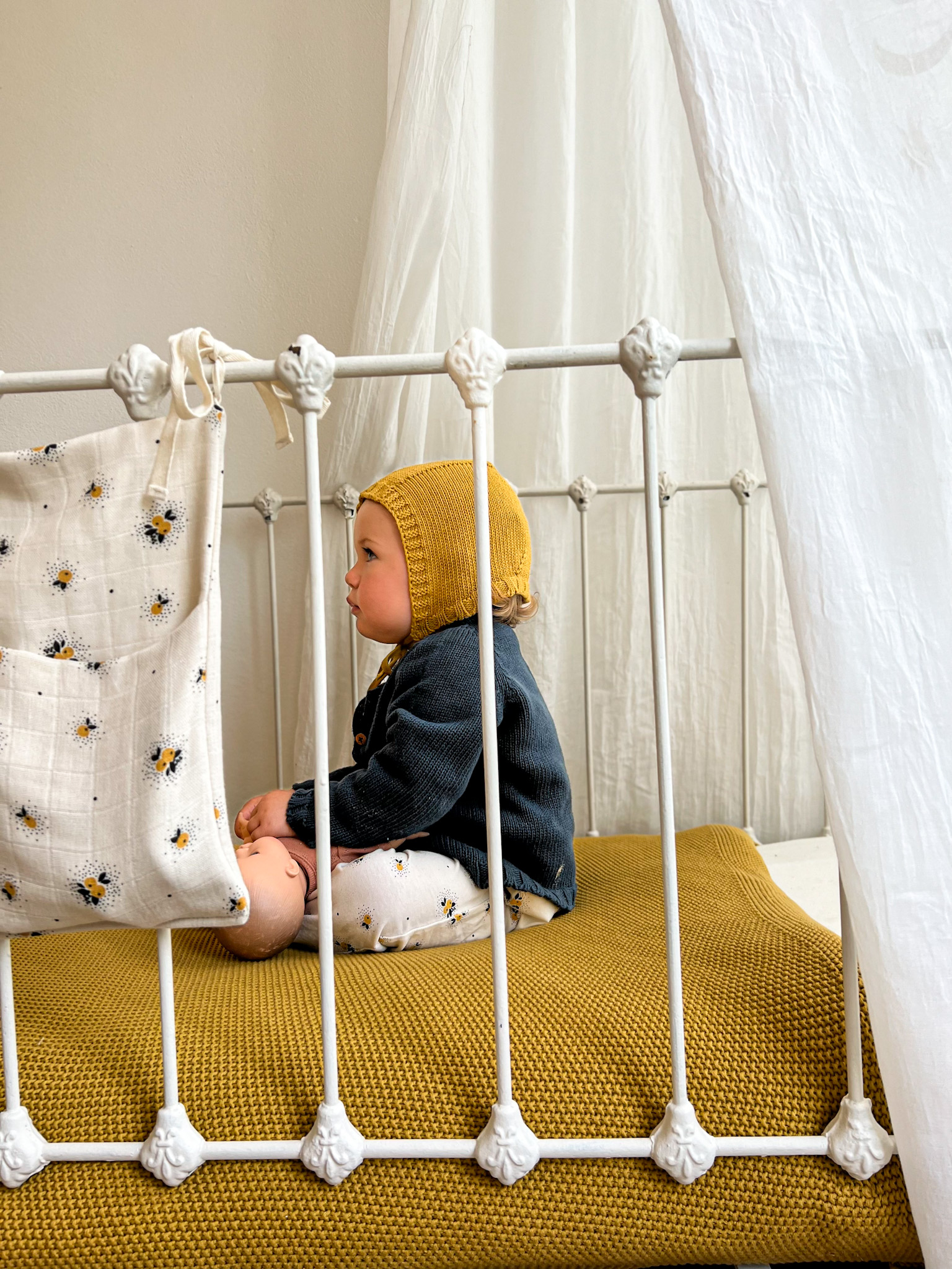 rose in april(ローズインエイプリル)<br> Baby Cardigan - 画像 (6)