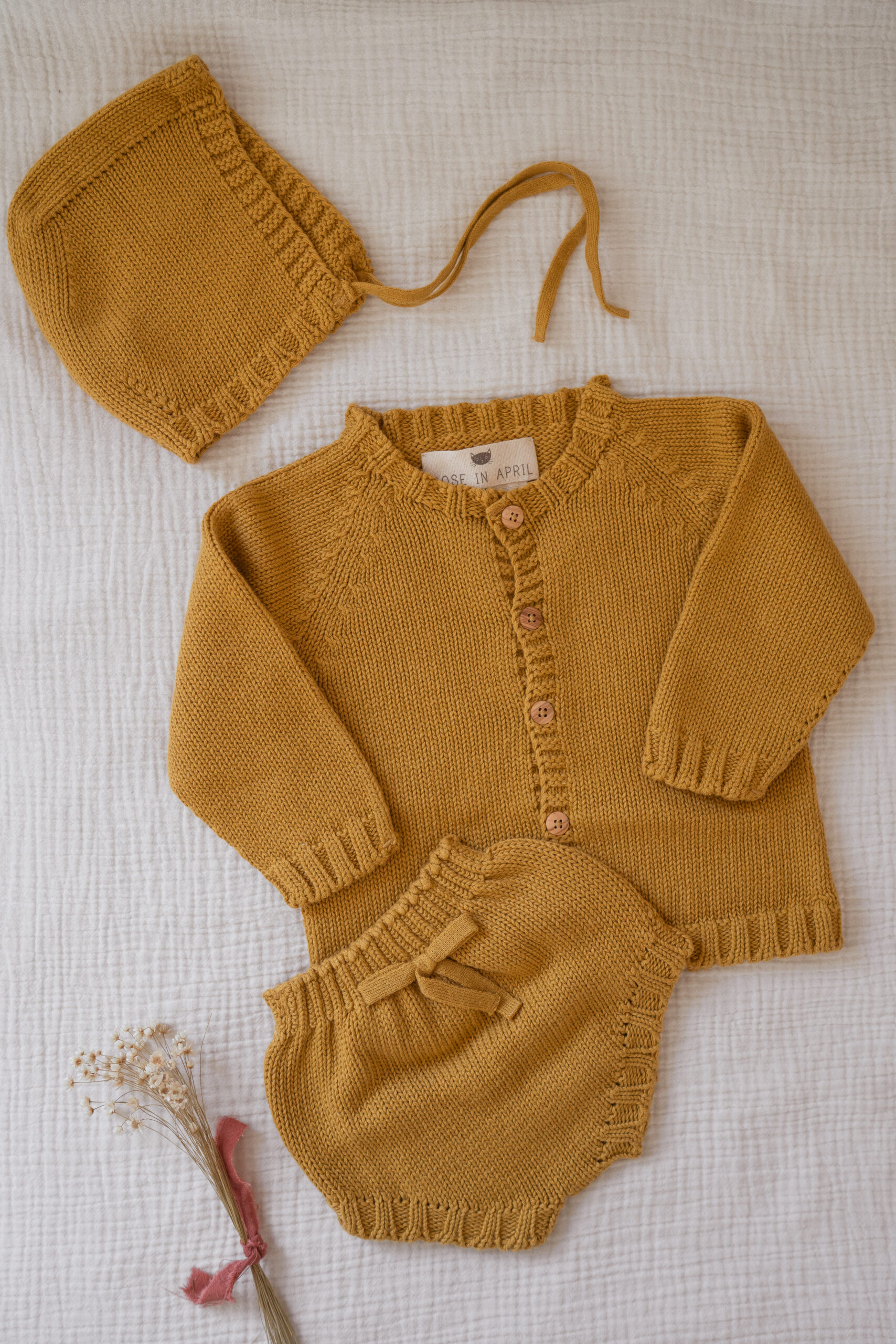 rose in april(ローズインエイプリル)<br> Baby Cardigan - 画像 (8)