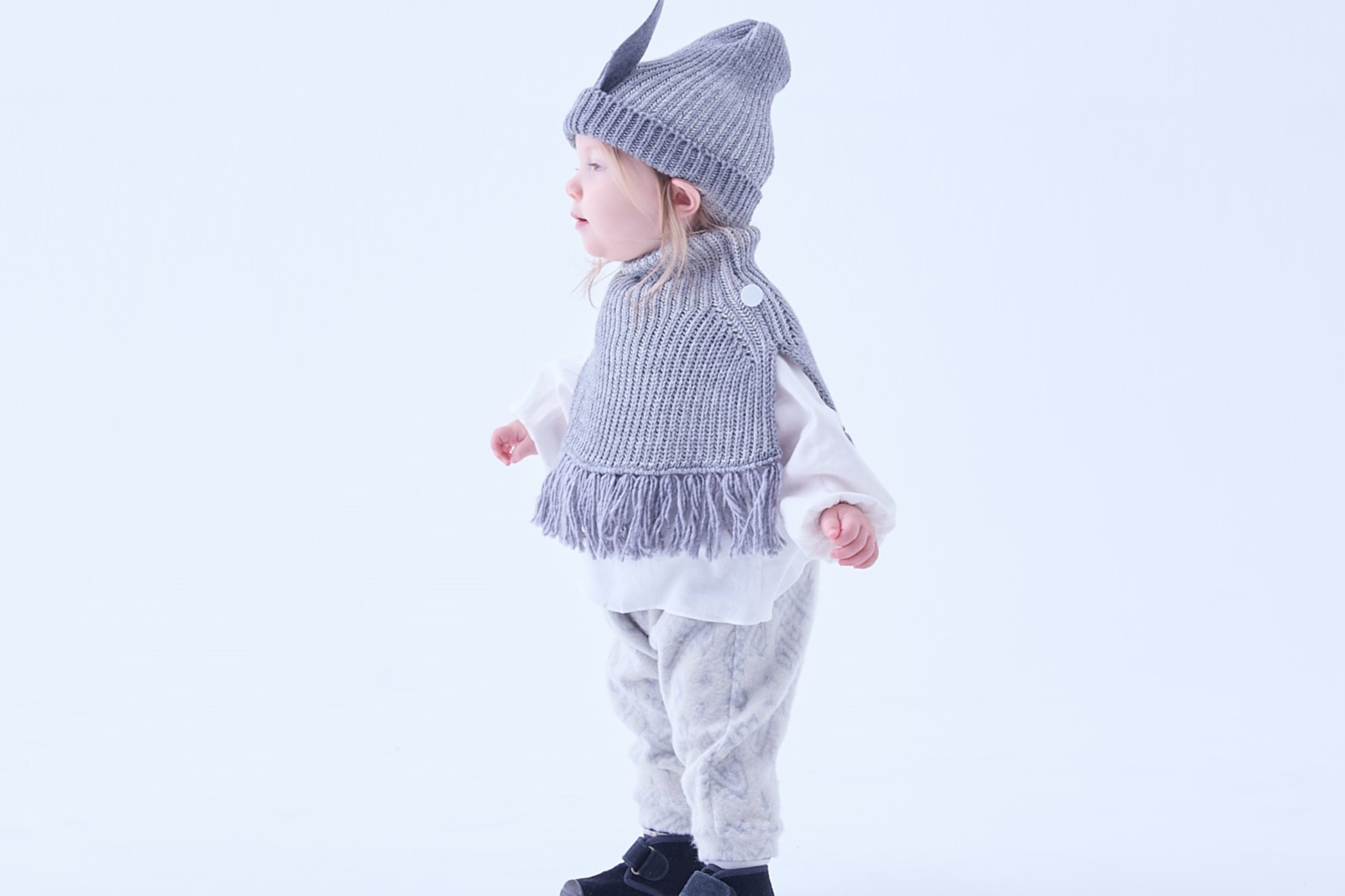 eLfin Folk(エルフィンフォルク) Rib knit Knights cape II - 画像 (8)