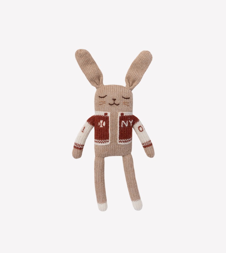 main sauvage(マン ソヴァージュ)<br> Bunny Knit Toy - 画像 (2)