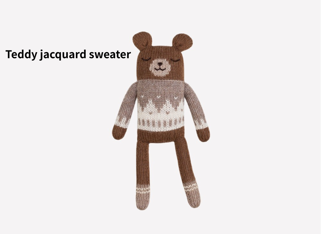 お祝いギフトセット<br>編みぐるみ&おむつシート - 画像 (4)