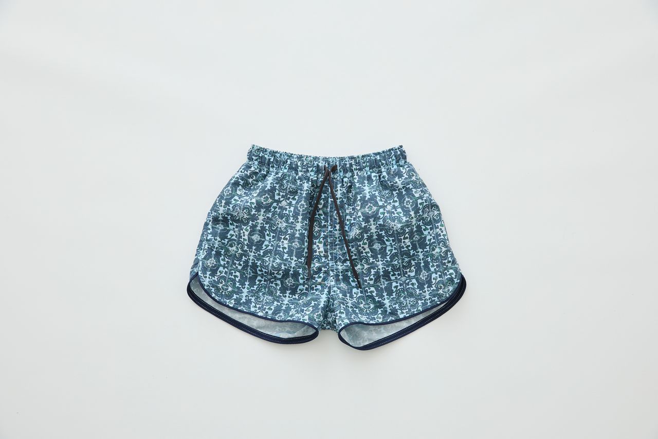 eLfin Folk（エルフィンフォルク）<br>Old Tile Pattern Girls Swim Shorts - 画像 (3)