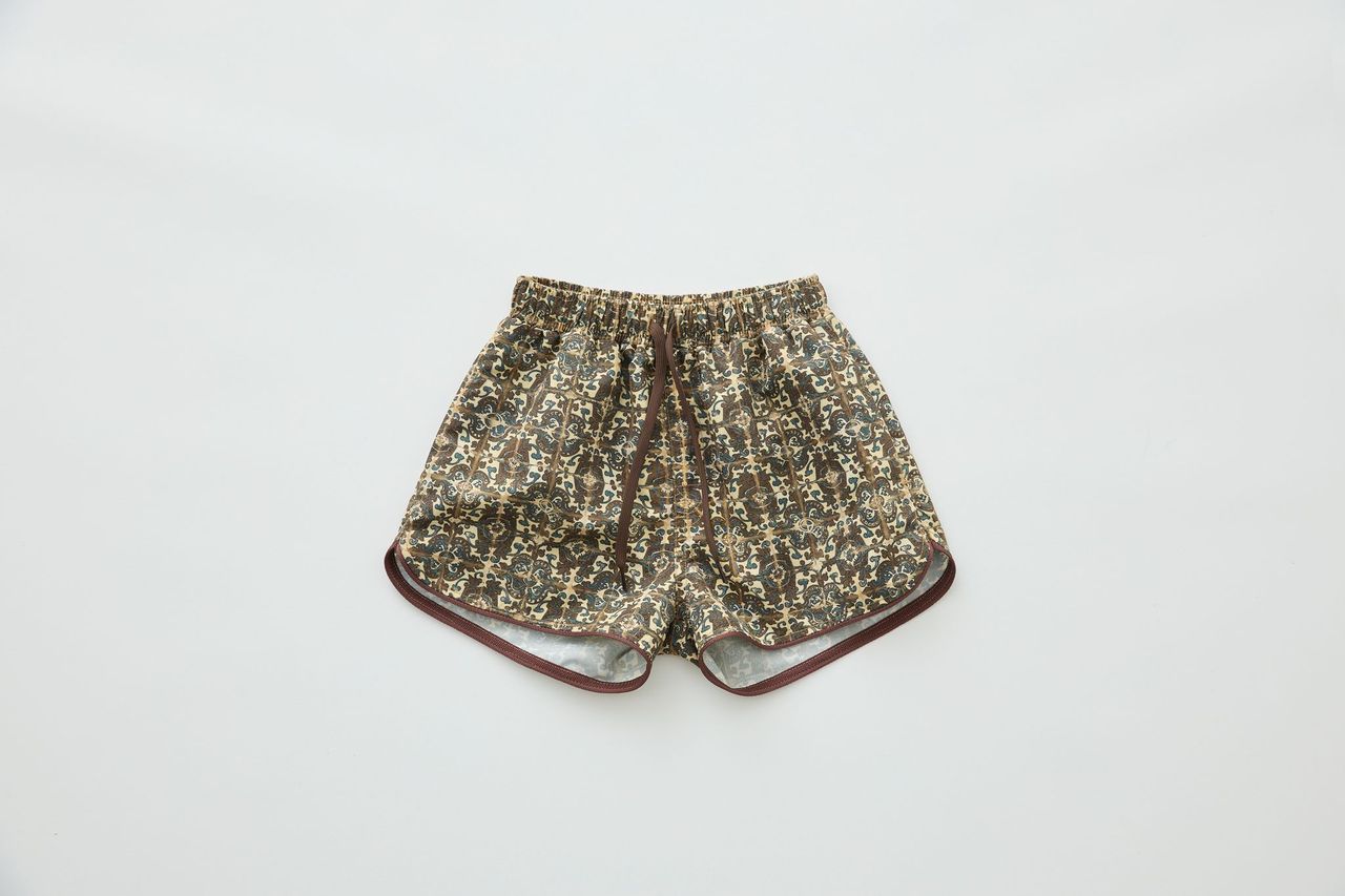 eLfin Folk（エルフィンフォルク）<br>Old Tile Pattern Girls Swim Shorts - 画像 (2)