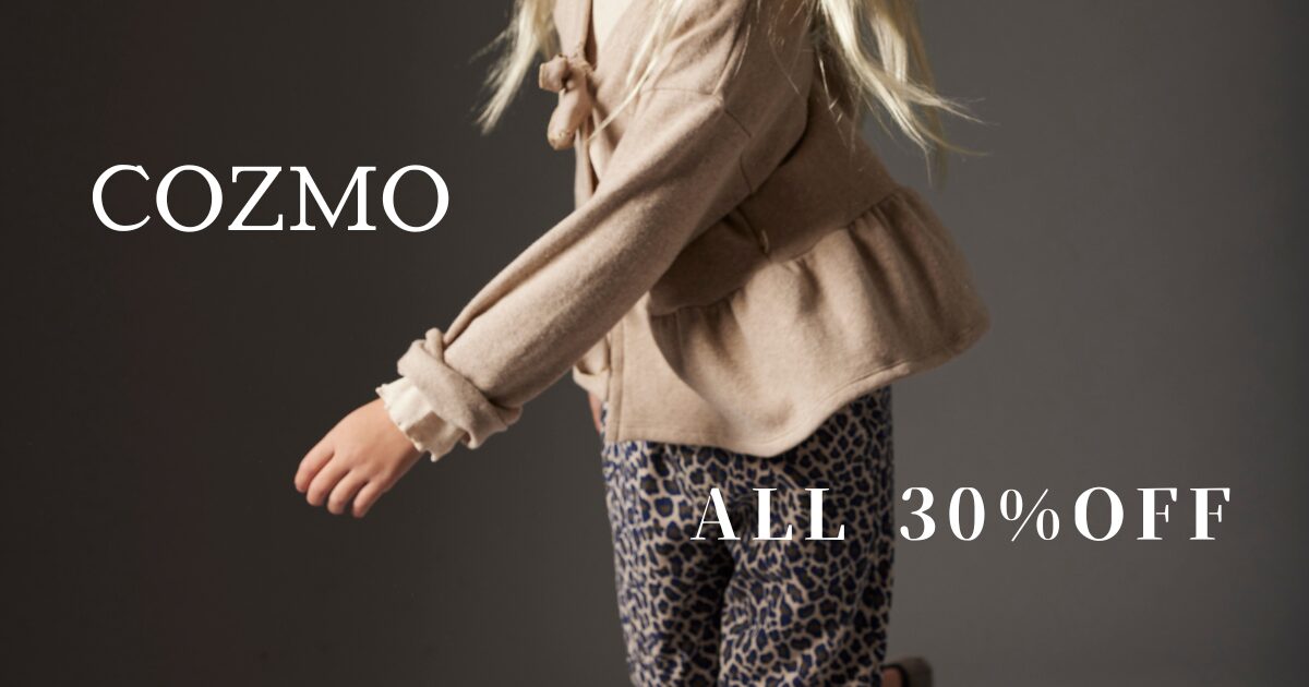 COZMO全商品30%OFF!!